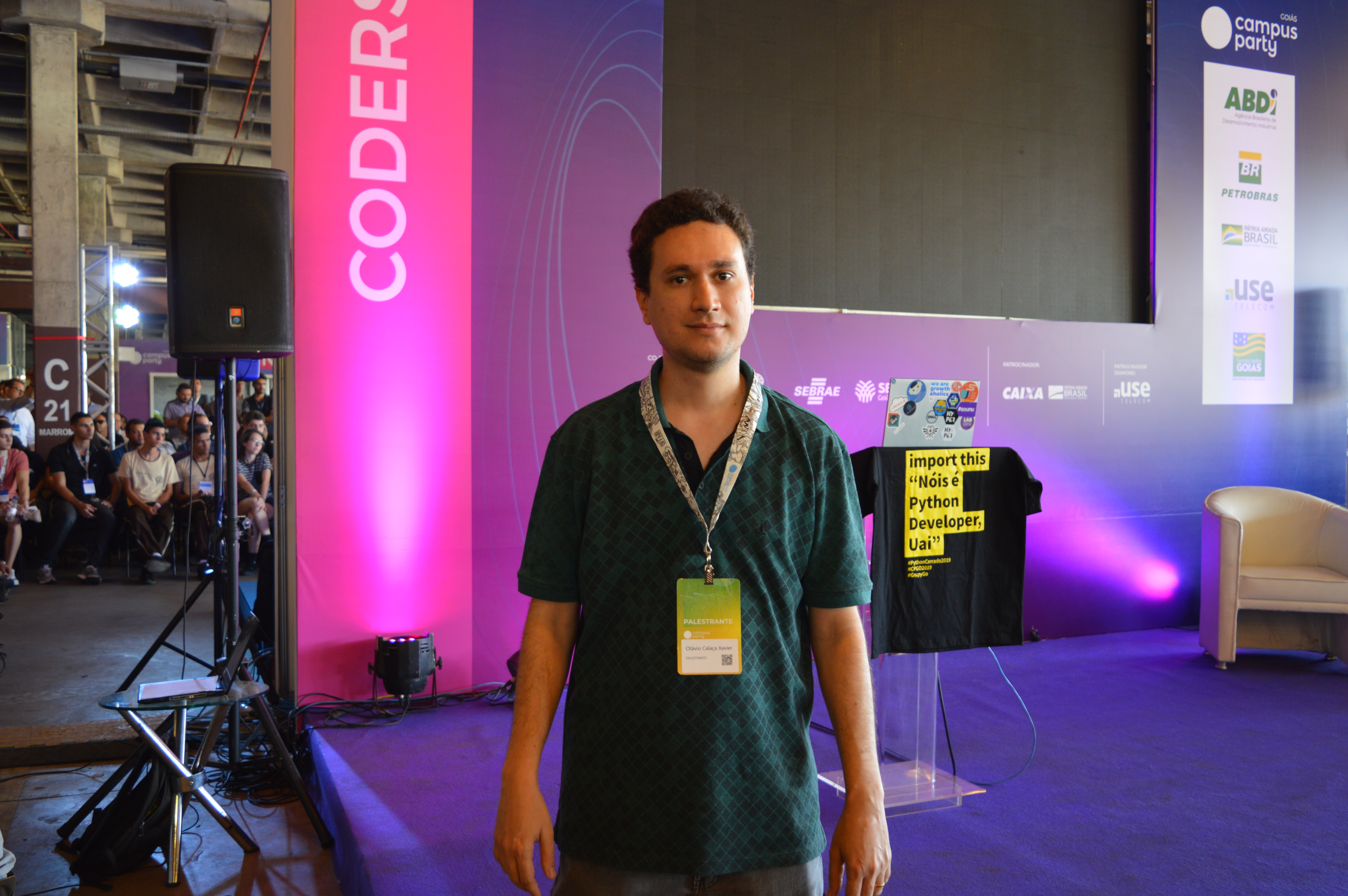 Professor Otávio Calaça vai abordar o tema Data Science em diversas atividades durante a Campus Party Goiás